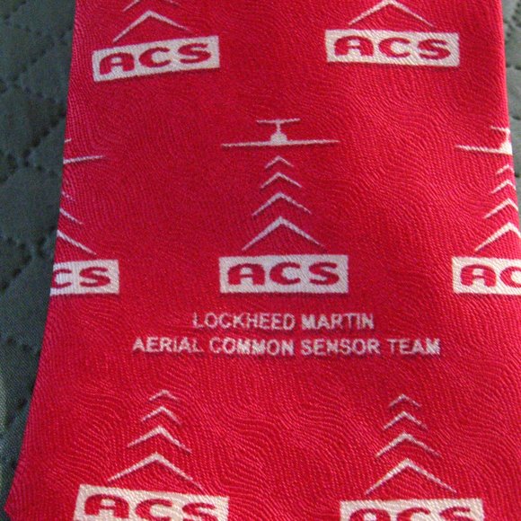 ✈️ Lockheed Martin ACS Aircraft Neck Tie - Picture 2 of 5